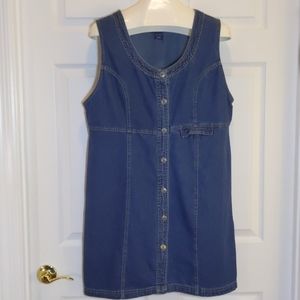 D.P.S. New York, Blue Denim Dress, Size L